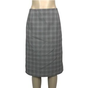 Worthington Plaid Print Straight Skirt Size 18 Preppy Academia Business Career